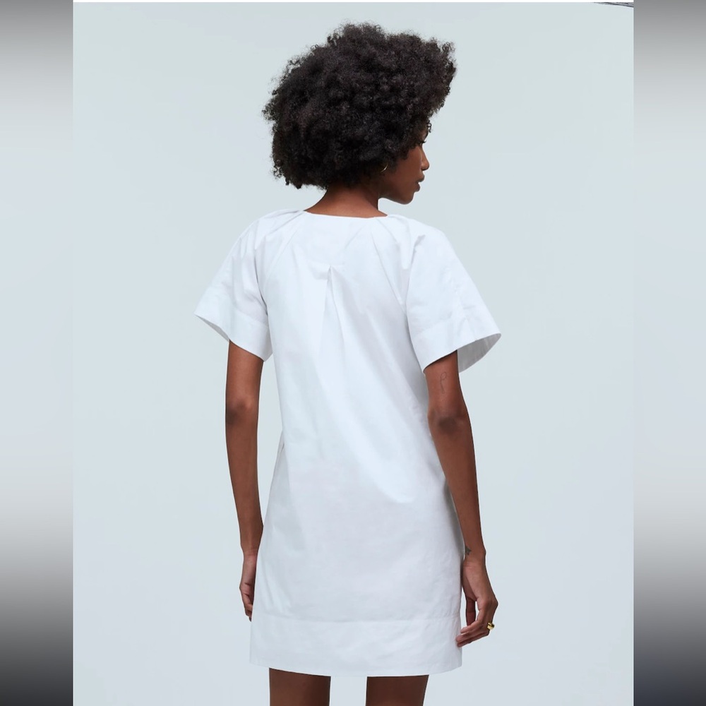 NWT Madewell V-Neck Mini Shirtdress - Picture 3 of 7